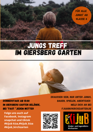 Gartenjungsgruppe